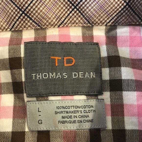 Thomas Dean Button Up Sz. L - Picture 2 of 4